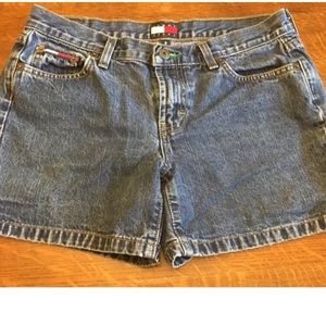 Tommy Hilfiger Flag Patch Jean Shorts Denim Summer